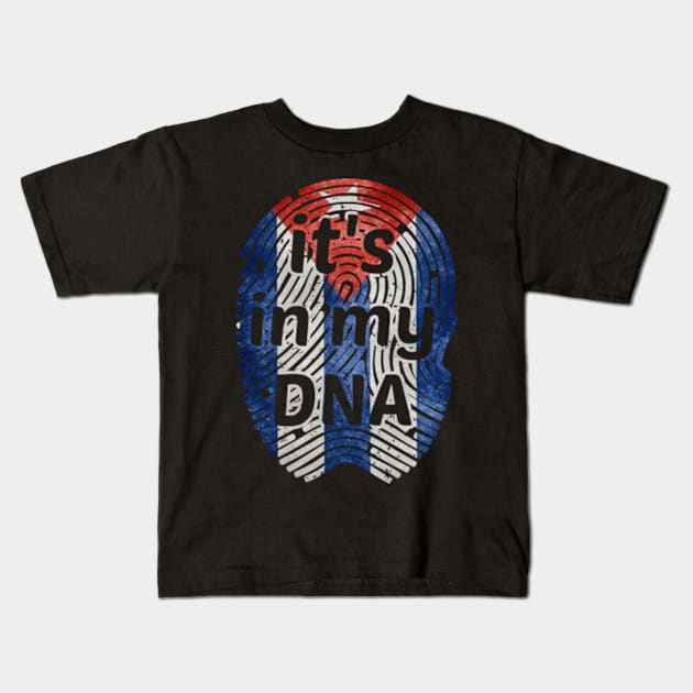 It's in my dna,sos cuba,free cuba,cuba flag,cuban flag,DNA,freedom Kids T-Shirt by teenices